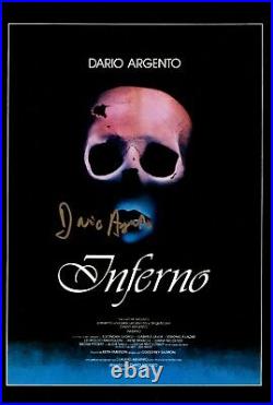 Dario Argento Signed Autograph 20x30cm Inferno In Person Autograph COA Opera