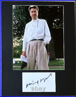 David Lynch Signed In Person 11x14 Matted Autograph & Photo Authentic