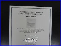 Desi Arnaz Hand Signed Letter on his Personal Letterhead With Todd Mueller COA