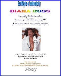 Diana Ross In Person 2017 Signed Photo + Coa