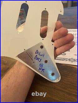 Diana Ross SIGNED GUITAR PICKGUARD COA 2003 AUTOGRAPHED IN PERSON Rare