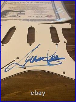 Diana Ross SIGNED GUITAR PICKGUARD COA 2003 AUTOGRAPHED IN PERSON Rare