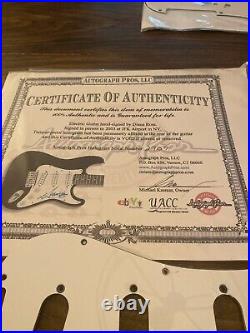 Diana Ross SIGNED GUITAR PICKGUARD COA 2003 AUTOGRAPHED IN PERSON Rare