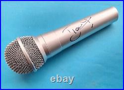 Dionne Warwick'Heartbreaker', hand signed in person Microphone