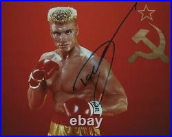 Dolph Lundgren Signed Autograph 20x25cm Rocky IN PERSON AUTOGRAPH Ivan Drago