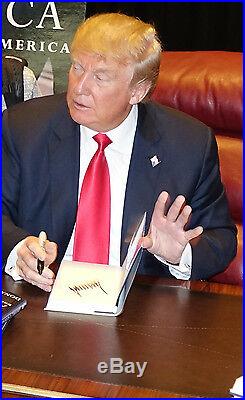 Donald Trump Signed Book Jsa Coa Crippled America Not A Bookplate In Person