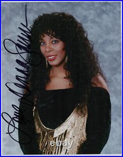 Donna Summer Vintage signed 8x10 photo in-person