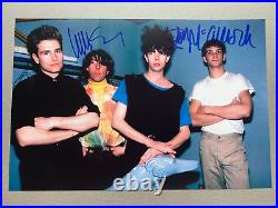 ECHO & THE BUNNYMEN McCulloch & Sergeant in-person signed autograph 8x12 photo