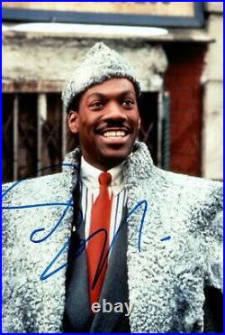 EDDIE MURPHY signed Autogramm 20x30cm COMING TO AMERICA In Person autograph COA