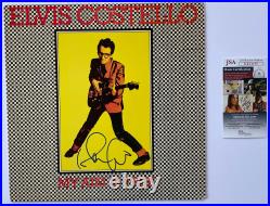 ELVIS COSTELLO Autograph IN-PERSON Signed My Aim is True Album Record LP JSA A