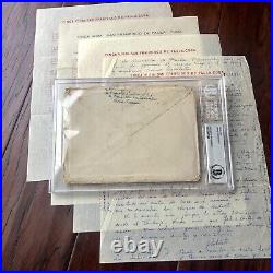 ERNEST HEMINGWAY Beckett BAS Autograph Envelope Signed & Personal Papers