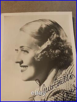Early Bette Davis Autograph Signed Photograph 1936 Authentic 5 x 7 Personalized