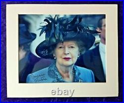Elegant photo of Lady Margaret Thatcher, hand signed in person