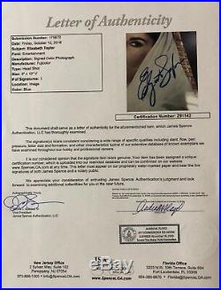 Elizabeth Taylor In-Person Signed Photo 8x10 Publicity Photograph JSA Z91142