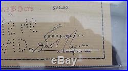 Errol Flynn PSA/DNA SLABBED HAND SIGNED AUTO AUTOGRAPH PERSONAL CHECK (10427)