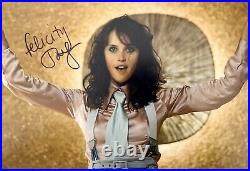 Felicity Jones HAND SIGNED 12x8 Photograph Full Sig IN PERSON COA Flashback