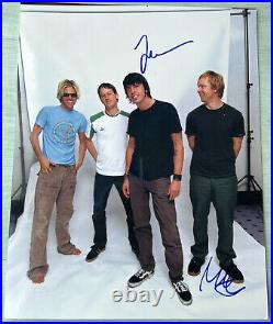 Foo Fighters Signed Photo Obtained In Person Taylor Hawkins And Nate Mendel Coa