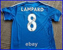 Frank Lampard Signed Chelsea Jersey Size XL In Person. JSA CERTIFIED