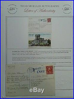 Frank Lloyd Wright Signed Twice Very Important Personal Letter To John Storer
