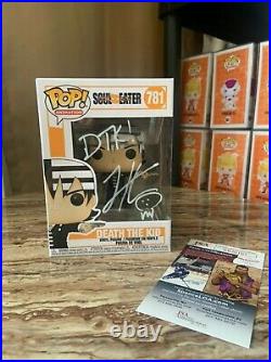 Funko Pop Anime Soul Eater Death The Kid Signed Todd Haberkorn Autographed withCOA