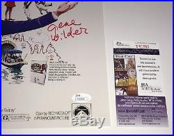 GENE WILDER Willy Wonka Signed 11x14 Photo JSA COA In Person Autograph