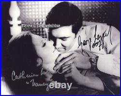 GEORGE LAZENBY & CATHERINE SCHELL signed in person by both JAMES BOND D5700
