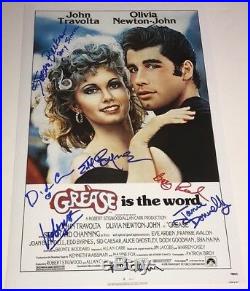 GREASE Cast X7 Signed 11x17 Photo IN PERSON Autographs