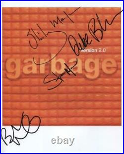 Garbage (Band) Shirley Manson Buth Vig Signed Photo Genuine In Person + COA