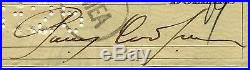 Gary Cooper Vintage Signed Personal Check 1939 Authentic Autograph Rare