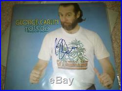 George Carlin Signed In Person Record Toledo Comedy