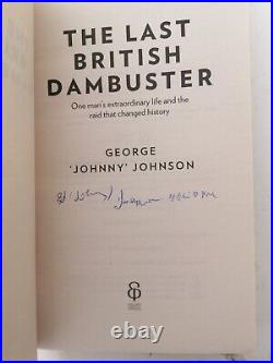 George Johnny Johnson Dambusters Ww2 Signed Book In Person Rare Dfc Lancaster