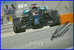 George Russell 2020 Sakir Grand Prix Mercedes AMG W11 F1 signed photo In person