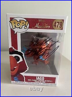 Gilbert Gottfried Signed (In Person Proof) Iago Funko Pop Autographed