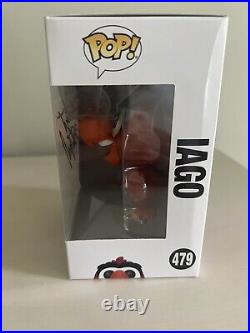 Gilbert Gottfried Signed (In Person Proof) Iago Funko Pop Autographed