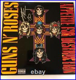 Guns N' Roses Signed By Axl Rose Appetite for Destruction Autographed in Person