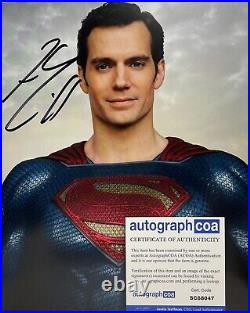 HENRY CAVILL signed autograph 20x25cm SUPERMAN in person autograph ACOA