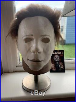 Halloween Michael Myers Mask Prop Replica Signed In Person By John Carpenter