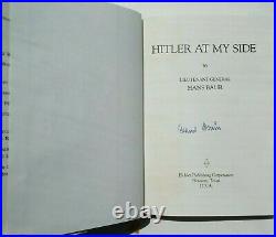 Hans Baur Adolf Hitler's Personal Pilot During World War II Signed Book