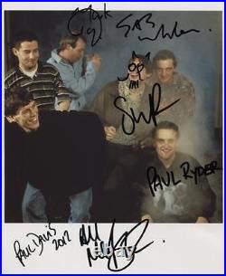 Happy Mondays (Band) Fully Signed & Doodled Photo Genuine In Person + COA