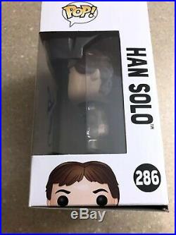 Harrison Ford Signed Star Wars Han Solo Funko Pop In Person With Photo Proof