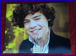 Harry Styles Signed 8x10 Photo RARE in Person Old Autograph One Direction