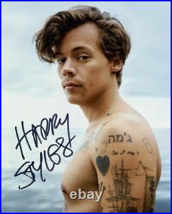 Harry Styles signed 8x10 photo in-person (full signature)