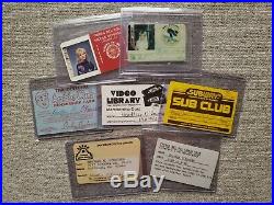 Heather O'Rourke personal ID cards some signed COA from her mother Poltergeist
