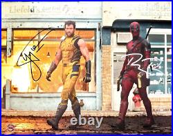 Hugh Jackman + Ryan Reynolds (Deadpool & Wolverine) Signed 8x10 Autograph withCOA