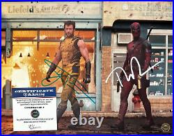 Hugh Jackman + Ryan Reynolds (Deadpool & Wolverine) Signed 8x10 Autograph withCOA