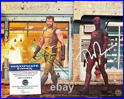 Hugh Jackman + Ryan Reynolds (Deadpool & Wolverine) Signed 8x10 Autograph withCOA