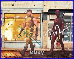 Hugh Jackman + Ryan Reynolds (Deadpool & Wolverine) Signed 8x10 Autograph withCOA