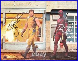 Hugh Jackman + Ryan Reynolds (Deadpool & Wolverine) Signed 8x10 Autograph withCOA