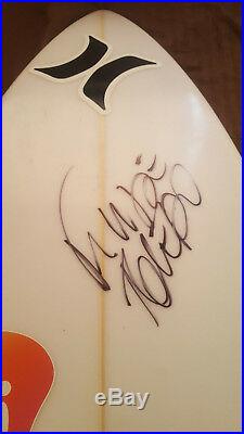 Hurley Pro Filipe Toledo Personal Surfboard Signed Autographed