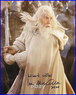 IAN McKELLEN signed autograph 20x25cm LORD OF THE RINGS in person autograph ACOA